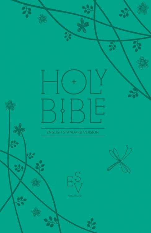 Produktbild: Holy Bible English Standard Version (ESV) Anglicised Teal Compact Edition with Zip