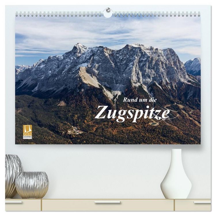 Produktbild: Rund um die Zugspitze (hochwertiger Premium Wandkalender 2026 DIN A2 quer), Kunstdruck in Hochglanz
