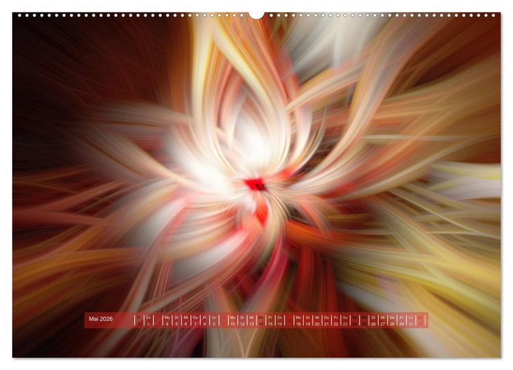 Produktbild: Zen der Farben - Meditative Bilder (hochwertiger Premium Wandkalender 2026 DIN A2 quer), Kunstdruck in Hochglanz