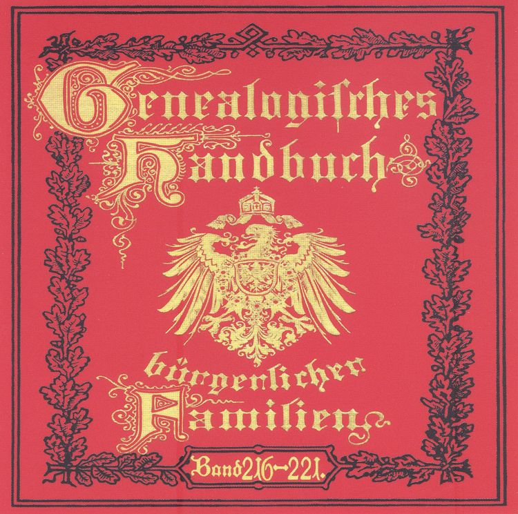 Produktbild: Deutsches Geschlechterbuch - CD-ROM. Genealogisches Handbuch b&uuml;rgerlicher Familien / Genealogisches Handbuch b&uuml;rgerlicher Familien B&auml;nde 216-221