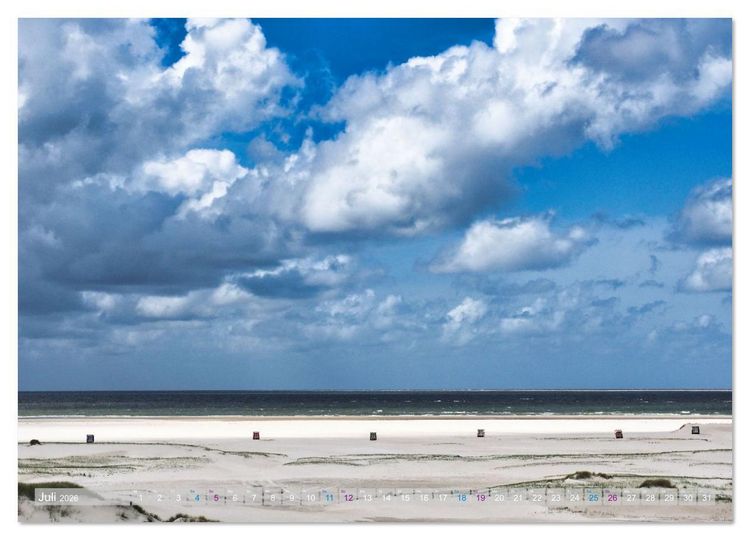 Produktbild: Amrum Gl&uuml;cksort (Wandkalender 2026 DIN A3 quer), CALVENDO Monatskalender