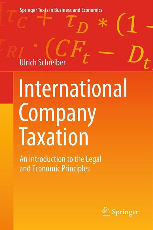 Produktbild: International Company Taxation