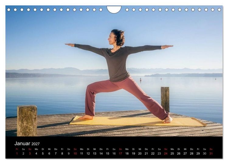 Produktbild: Yoga (Wandkalender 2027 DIN A4 quer), CALVENDO Monatskalender