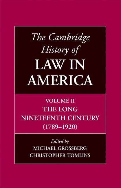 Produktbild: The Cambridge History of Law in America