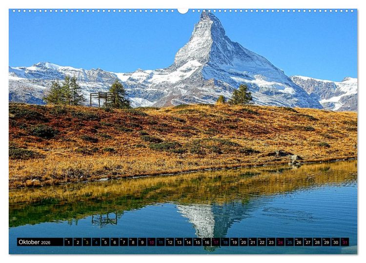 Produktbild: MATTERHORN. Faszination und Magie (hochwertiger Premium Wandkalender 2026 DIN A2 quer), Kunstdruck in Hochglanz