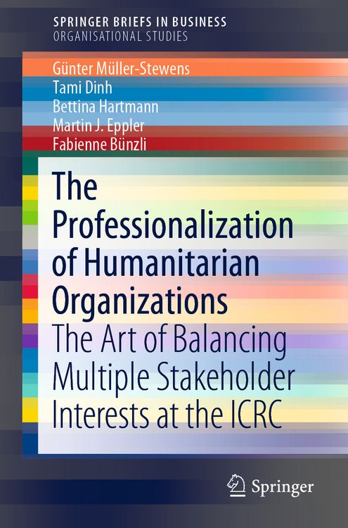 Produktbild: The Professionalization of Humanitarian Organizations