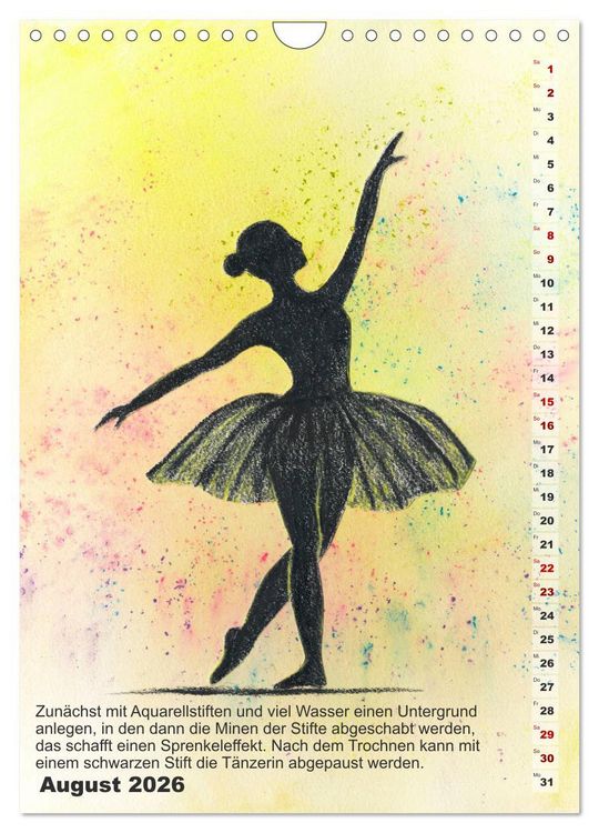 Produktbild: Mal mal mit Stiften (Wandkalender 2026 DIN A4 hoch), CALVENDO Monatskalender