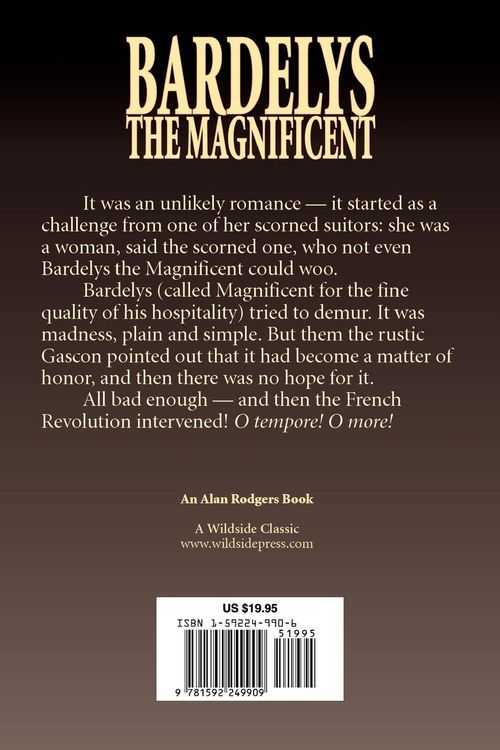 Produktbild: Bardelys the Magnificent by Rafael Sabatini, Historical Fiction