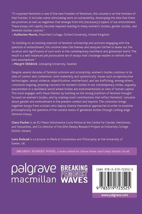Produktbild: New Feminist Perspectives on Embodiment