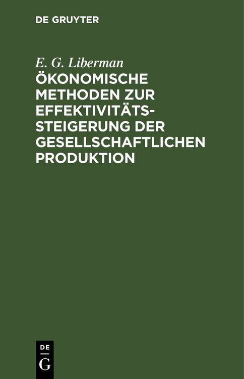 Produktbild: &Ouml;konomische Methoden zur Effektivit&auml;tssteigerung der gesellschaftlichen Produktion