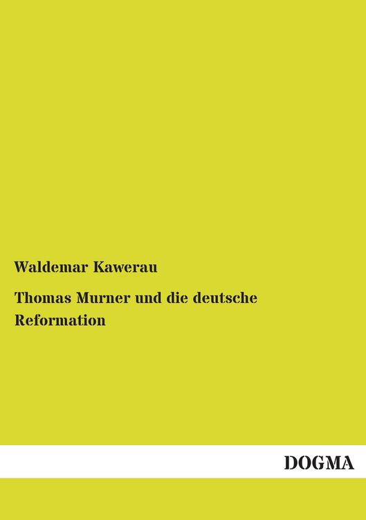 Produktbild: Thomas Murner und die deutsche Reformation