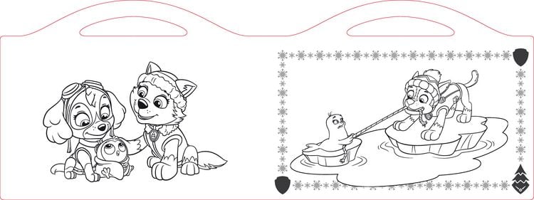 Produktbild: PAW Patrol Malbuch mit über 100 Stickern