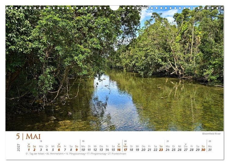 Produktbild: Australien - Cairns-Brisbane (Wandkalender 2027 DIN A3 quer), CALVENDO Monatskalender