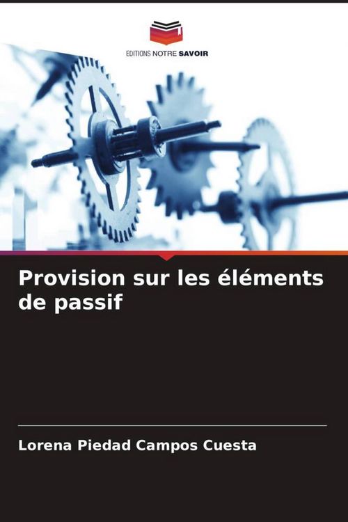 Produktbild: Provision sur les &eacute;l&eacute;ments de passif