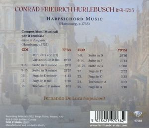 Produktbild: Hurlebusch:Harpsichord Music