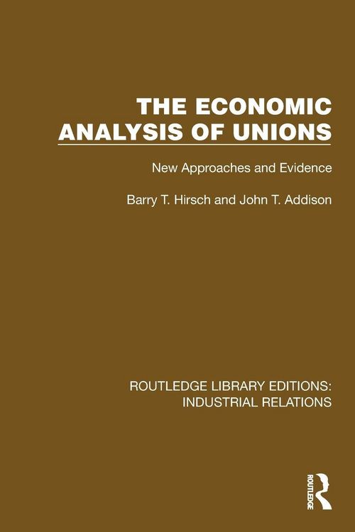 Produktbild: The Economic Analysis of Unions
