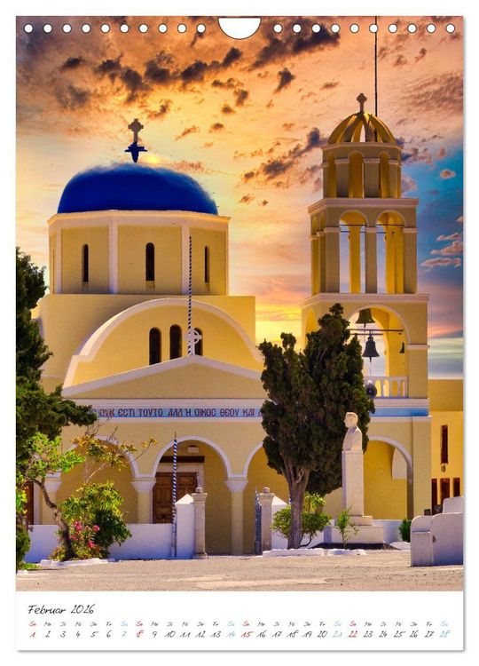 Produktbild: Santorini im Focus (Wandkalender 2026 DIN A4 hoch), CALVENDO Monatskalender