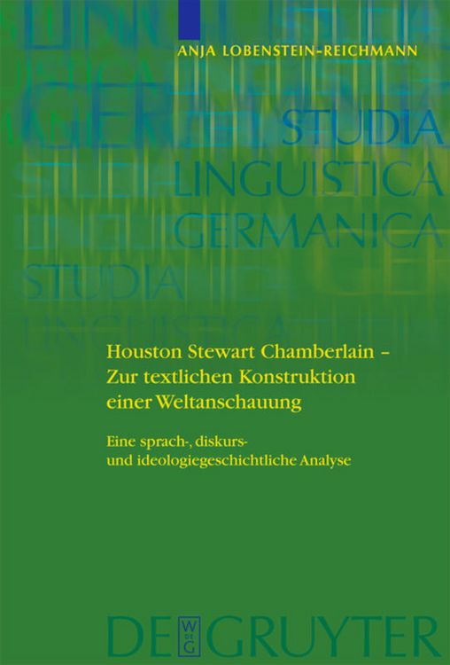 Produktbild: Houston Stewart Chamberlain - Zur textlichen Konstruktion einer Weltanschauung