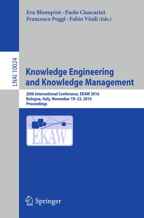 Produktbild: Knowledge Engineering and Knowledge Management