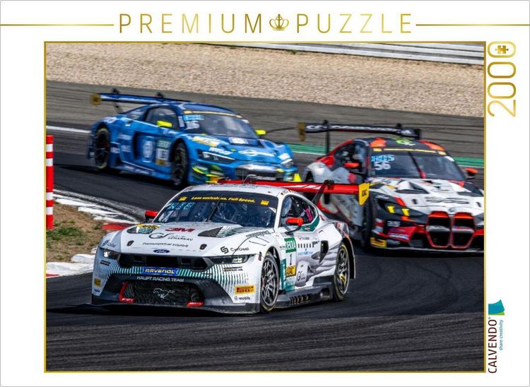 Produktbild: CALVENDO Puzzle Ford Mustang GT3, Haupt Racing Team, Car Nr. 1 | 2000 Teile Lege-Gr&ouml;&szlig;e 90x67cm Foto-Puzzle f&uuml;r gl&uuml;ckliche Stunden