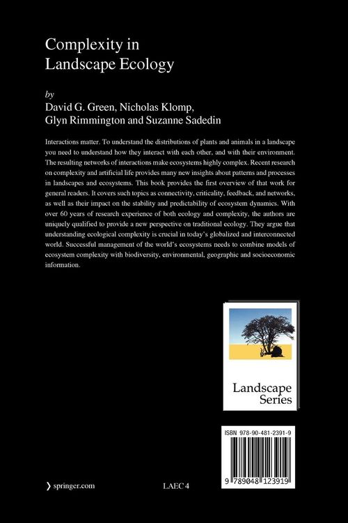 Produktbild: Complexity in Landscape Ecology