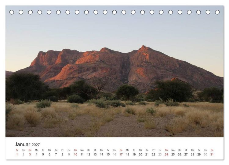Produktbild: Namibia - Landschaftseindr&uuml;cke (Tischkalender 2027 DIN A5 quer), CALVENDO Monatskalender