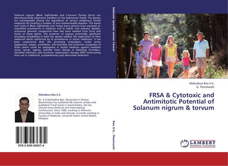 Produktbild: FRSA & Cytotoxic and Antimitotic Potential of Solanum nigrum & torvum
