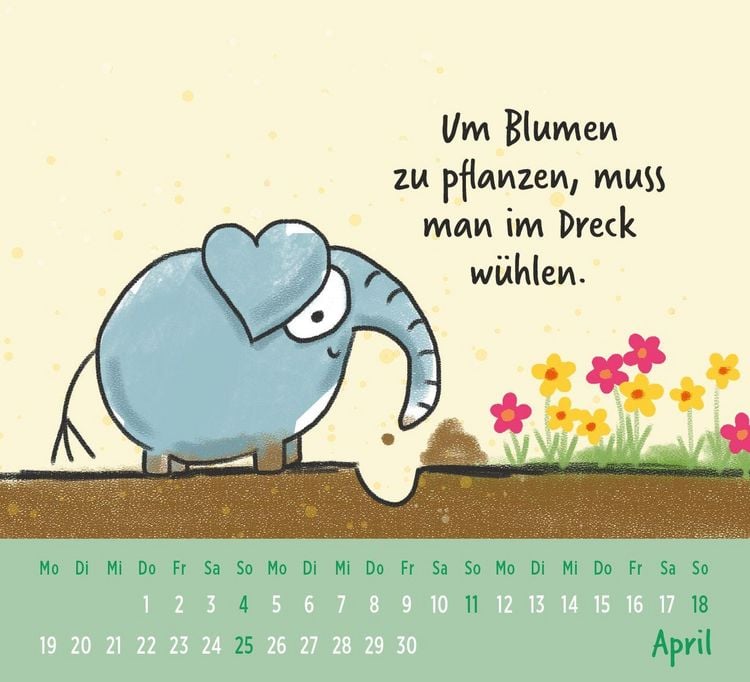 Produktbild: Mini-Kalender 2027: Liebe Botschaften F&Uuml;R DICH. Mit Franz and Friends durchs Jahr