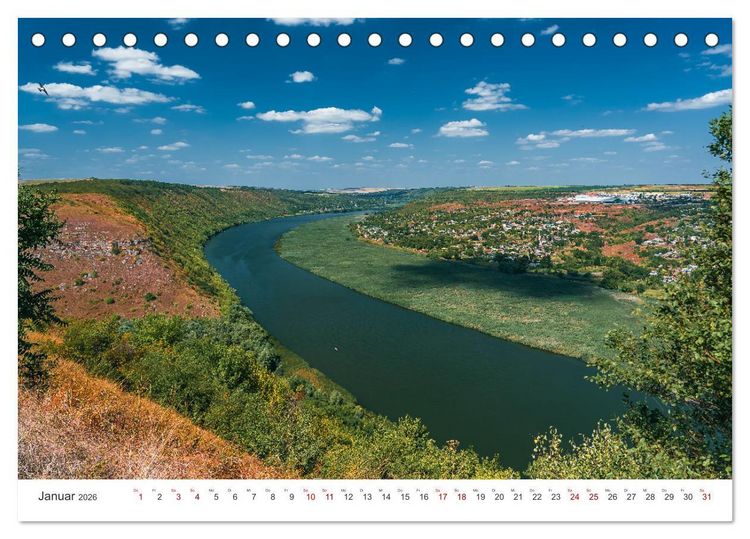 Produktbild: Republik Moldawien - Das s&uuml;dosteurop&auml;ische Kleinod (Tischkalender 2026 DIN A5 quer), CALVENDO Monatskalender