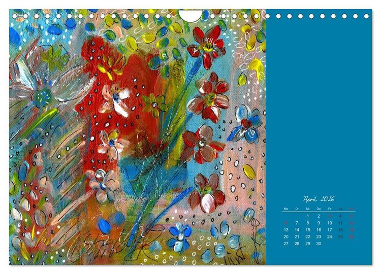 Produktbild: Blumenduft (Wandkalender 2026 DIN A4 quer), CALVENDO Monatskalender