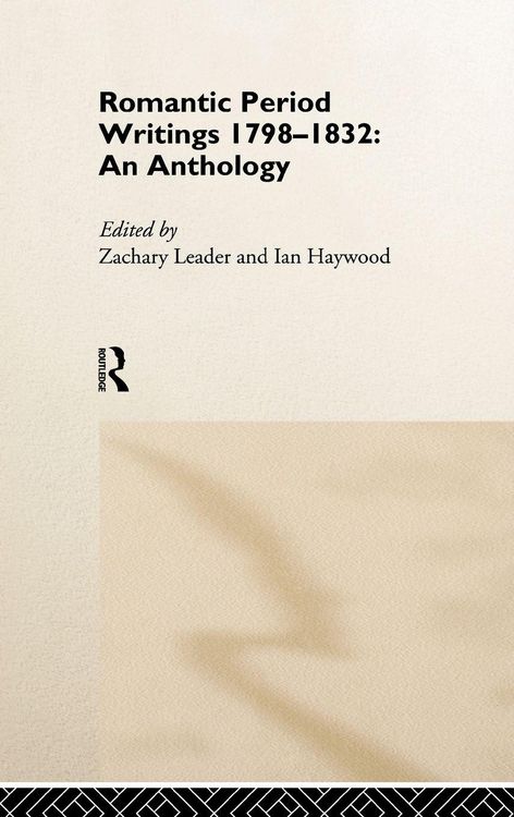 Produktbild: Romantic Period Writings 1798-1832