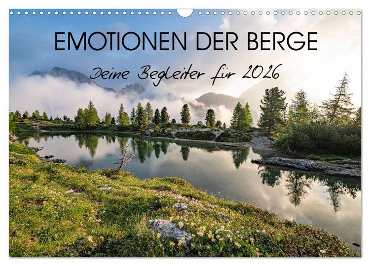 Produktbild: Emotionen der Berge (Wandkalender 2026 DIN A3 quer), CALVENDO Monatskalender