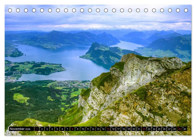 Produktbild: Schweizer Sch&ouml;nheiten (Tischkalender 2026 DIN A5 quer), CALVENDO Monatskalender