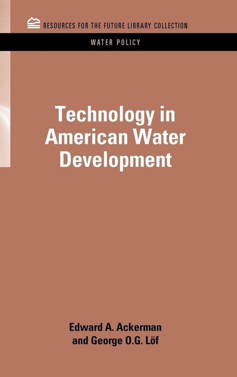 Produktbild: Technology in American Water Development
