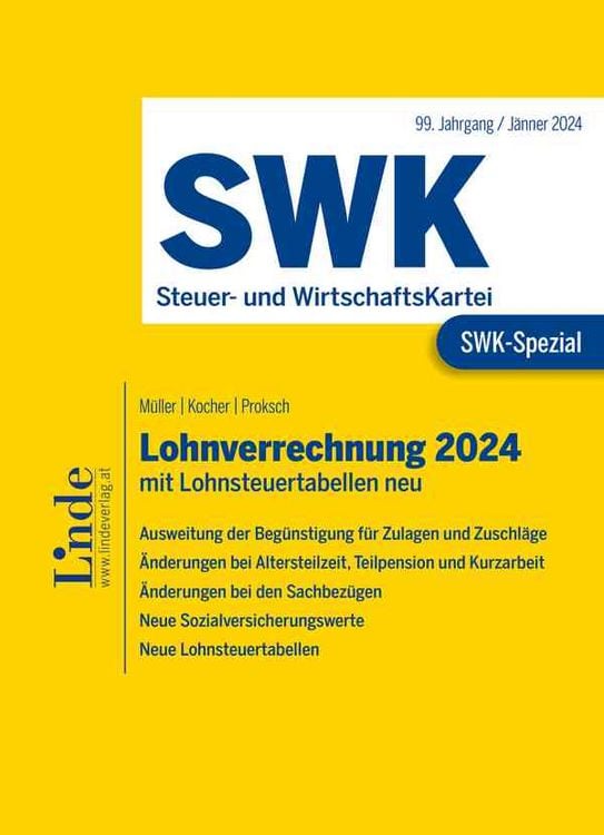 Produktbild: SWK-Spezial Lohnverrechnung 2024