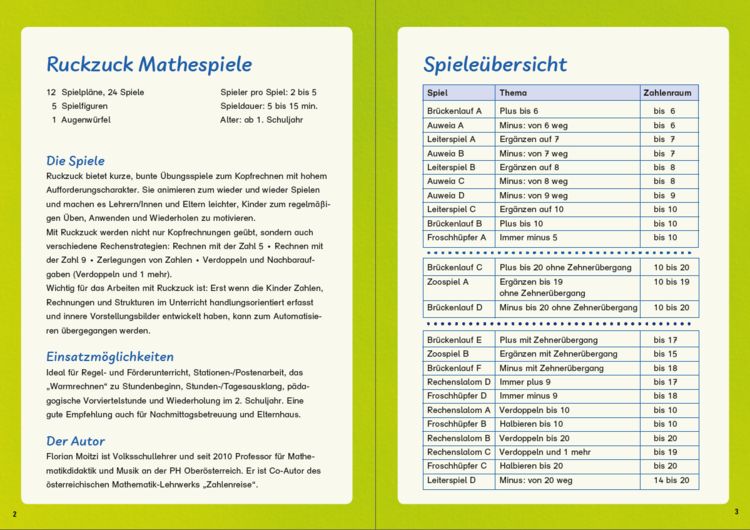 Produktbild: Ruckzuck Mathespiele