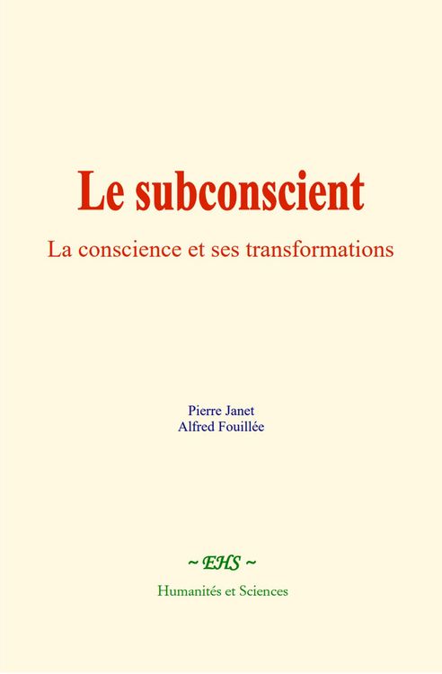 Produktbild: Le subconscient