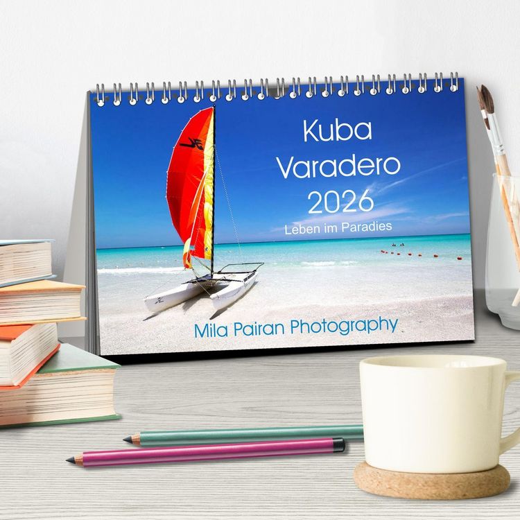 Produktbild: Kuba Varadero 2026 Leben im Paradies (Tischkalender 2026 DIN A5 quer), CALVENDO Monatskalender