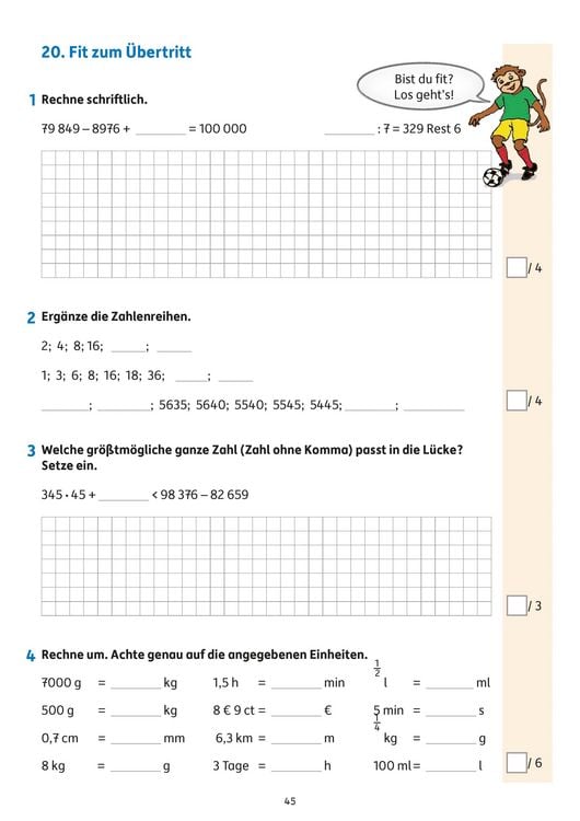 Produktbild: &Uuml;bungsheft mit Tests in Mathe 4. Klasse