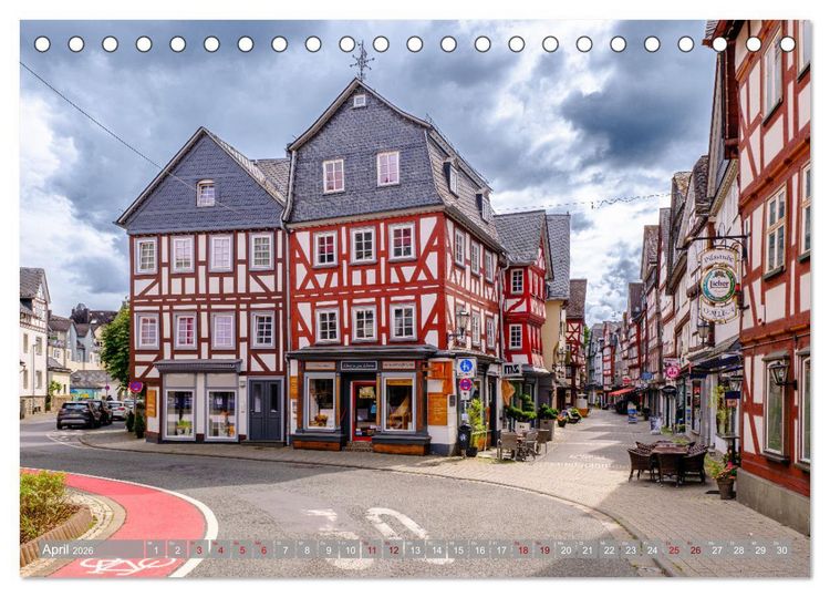 Produktbild: Ein Blick auf Herborn (Tischkalender 2026 DIN A5 quer), CALVENDO Monatskalender