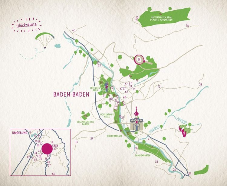 Produktbild: Glücksorte in Baden-Baden