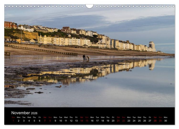 Produktbild: Photographs of Hastings and St Leonards (Wall Calendar 2026 DIN A3 landscape), CALVENDO 12 Month Wall Calendar