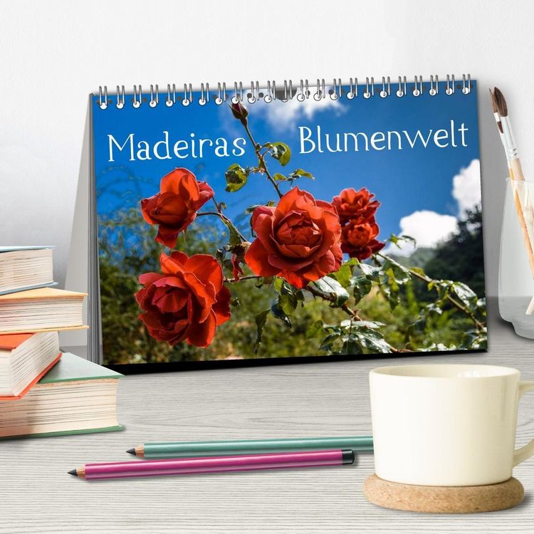 Produktbild: Madeiras Blumenwelt (Tischkalender 2027 DIN A5 quer), CALVENDO Monatskalender