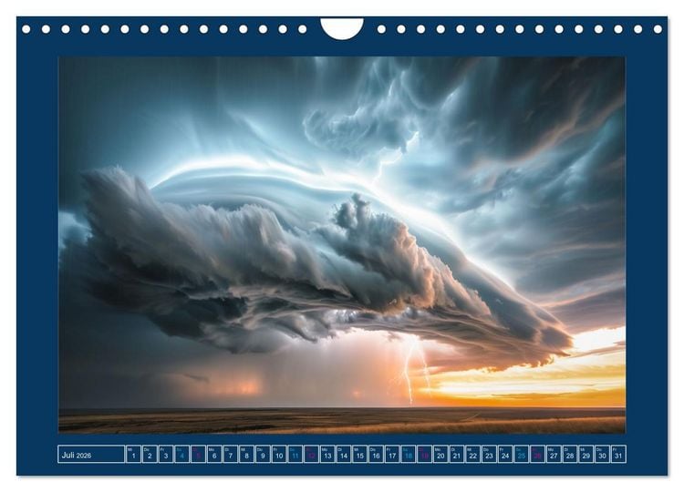 Produktbild: Im Bann der Naturgewalten (Wandkalender 2026 DIN A4 quer), CALVENDO Monatskalender