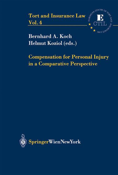 Produktbild: Compensation for Personal Injury in a Comparative Perspective