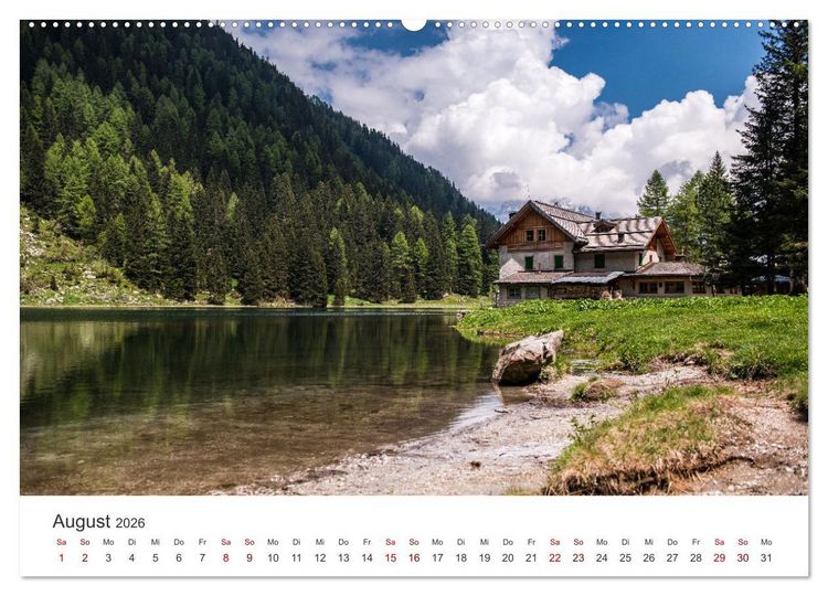 Produktbild: Ein Spaziergang in den Dolomiten (hochwertiger Premium Wandkalender 2026 DIN A2 quer), Kunstdruck in Hochglanz