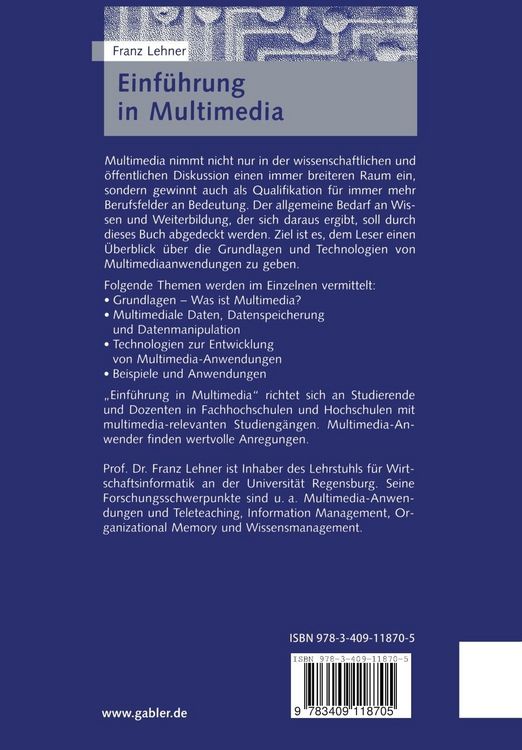 Produktbild: Einf&uuml;hrung in Multimedia