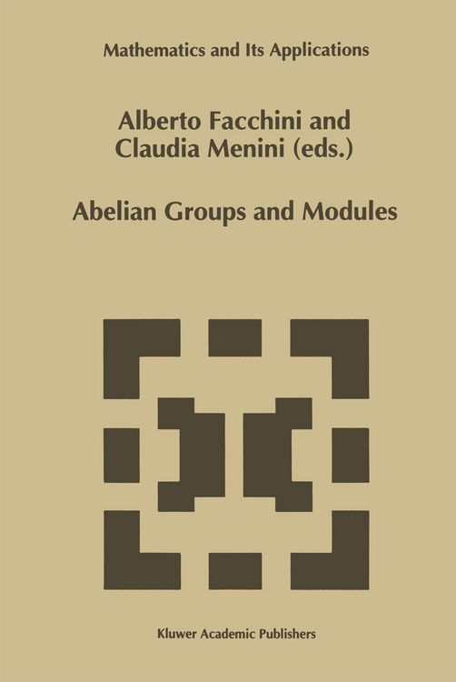 Produktbild: Abelian Groups and Modules