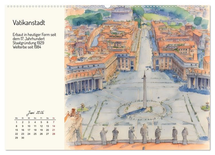 Produktbild: Welterbest&auml;tten von der Antike bis in die Neuzeit (hochwertiger Premium Wandkalender 2026 DIN A2 quer), Kunstdruck in Hochglanz