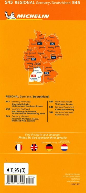 Produktbild: Michelin Baden-W&uuml;rttemberg